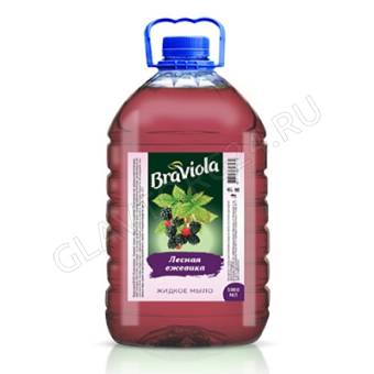 Мыло жидкое BRAVIOLA 5 л ПЭТ Лесная ежевика