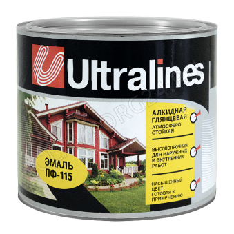 Эмаль ПФ-115 "ULTRA LINES" Голубая 2,6кг (замята)