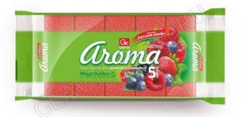 Набор губок д/посуды из поролона GRIFON Лесные ягоды 5шт. /36шт