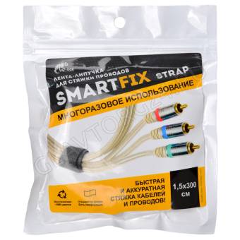 SFS1530P Лента-липучка для стяжки проводов 15мм*3м W-con SmartFix STRAP/36