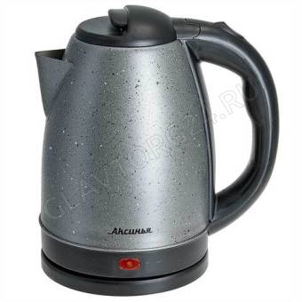 Чайник электрический АКСИНЬЯ КС-1008 1,8л 1,5кВт нерж.сталь серый