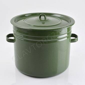 Бак эмалир. 40,0л зеленый рябчик С42833