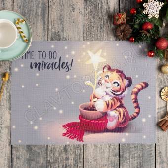 Салфетка подстановочная ПВХ(PVC) 29*40см Доляна Miracles 