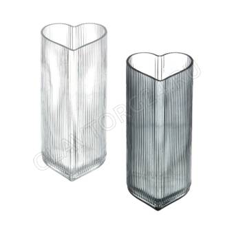 Ваза тм LADECOR "Сердце" 19х8,4 см, стекло