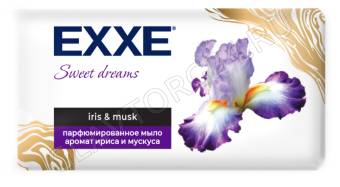 EXXE парфюмированное мыло 140г аромат ириса и мускуса (sweet dreams)/24