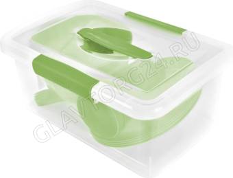 Набор для пикника Sugar&Spice Vanilla на 4 персоны (14 предметов) фисташка РАСПРОДАЖА