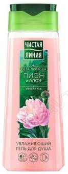 Чистая Линия гель д/душа 250мл/12шт Пион и Алоэ