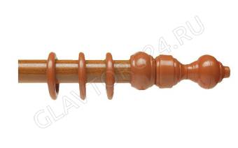 Карниз круглый Орех 1,8м