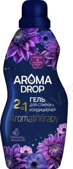 AROMA DROP гель для стирки 2в1 Aromatherapy Лаванда и ваниль, 1000 г/6