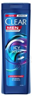 Clear шампунь д/муж 380мл против перхоти ICY OCEAN /12