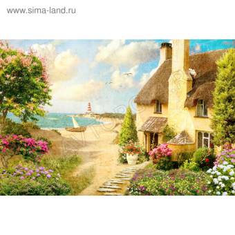 Картины на подрамнике "Домик у моря" 40*50 см   4194747