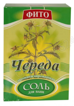 Соль д/ванн Череда 400г/32шт Бийск