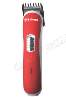 Триммер для удаления волос мужской SAKURA SA-5526R аккумулятор 1 насадка (для бороды и усов) красный