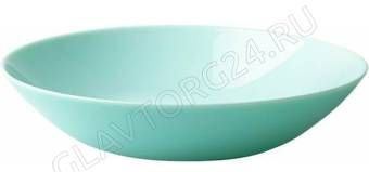 Тарелка 20см суповая ДИВАЛИ ЛАЙТ ТЮРКУАЗ арт. P2019 снято