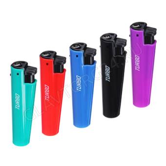 Зажигалка газовая WISEN TURBO HC 5 WP15 микс (15020)