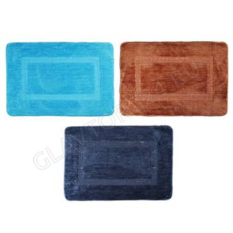 Коврик для ванной, 50х75см, микрофибра, 3 цвета VETTA