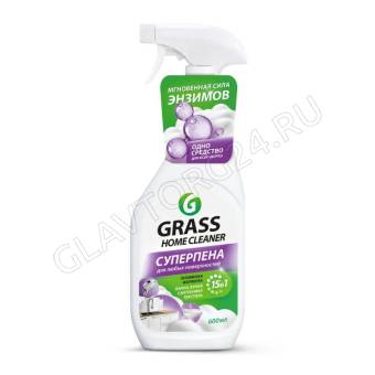 Grass Многофункц универсал чистящее средство с энзимами  "Home cleaner" (флакон 600мл) 126155