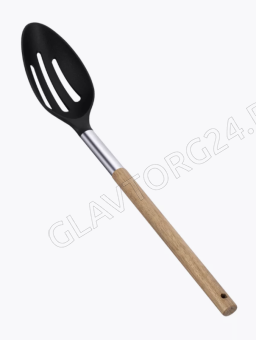 Ложка Regent кулинарная с прорезями 34*6.7см Linea ACACIA арт. 93-TO-AC-02