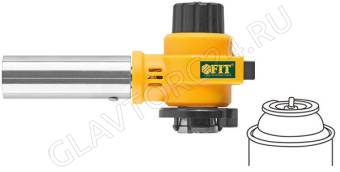 Горелка газовая пьезо FIT 67636 цанговый захват с камерой предварительного нагрева