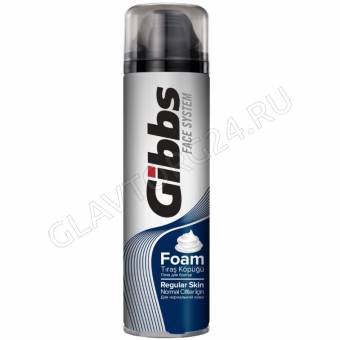 GIBBS пена д/бритья 200мл REGULAR