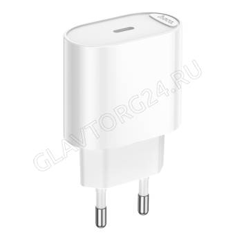 Зарядное устройство сетевое HOCO C109A 1xType-C 5B 3A белый  ( нарушена упаковка) 916-278