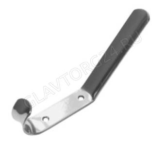 Крючок одежный 2-х рожк. хром п/п Тонар