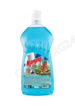 МИНУТА средство гель д/мытья посуды 1050г Антибактериальное с Алоэ /12 / 