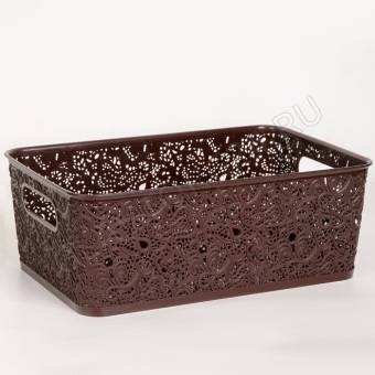 Корзина для хранения"СКАЗКА" 380*255*150 №5 шоколад