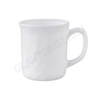 Кружка 310мл стеклокерамика белая МК/48 арт. 71878