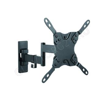 Кронштейн ЖК наклонно-поворотный 13-43" [33-109см] до 20кг. UM866 [черн] UltraMounts