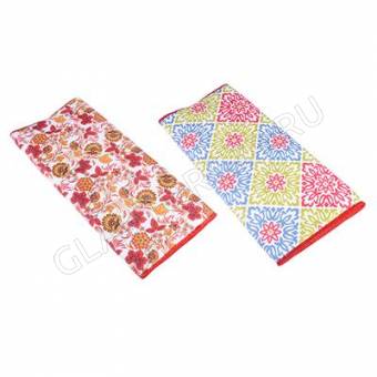 Коврик для сушки посуды из микрофибры 38x50см, 210г/кв.м, "Узор", VETTA арт. 448-242