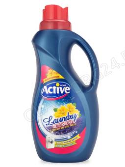 ACTIVE Гель для стирки белья универсальный "Clean Breeze" Степные цветы, 1500 мл, гипоаллерген, Pink