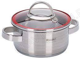 Кастрюля 2,0л Regent стекл./кр. 18*9,5см Linea STORIA vitro арт. 93-STv-03