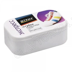 Штрих Экспресс губка д/об.стандарт/12шт/96шт коричн.