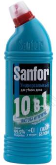 SANFOR Universal 750мл Морской Бриз ср-во д/чистки и дезинф/15шт