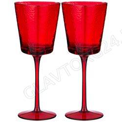 НАБОР БОКАЛОВ 320МЛ Д/ВИНА "ROCKY RED" 2ШТ./4 арт. 887-420