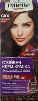 Палетте кр.-краска д/волос GК4/10шт Благородный каштан/10