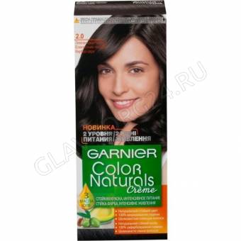 GARNIER колор нэчралс №2,0 элегантный черный