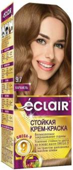 ECLAIR w9 Стойкая крем-краска д/волос № 9.7 карамель