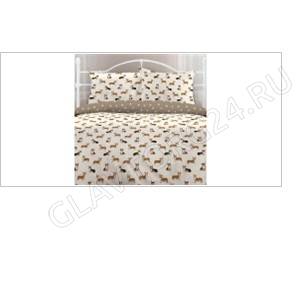 КПБ 2сп Wenge Fresh Бязь ПАНОРАМА 6841-1 Под175*215+Пр220*240+2Нав(70*70)