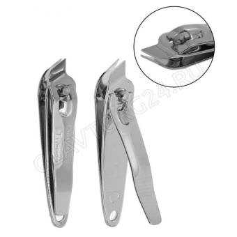 Кусачки-книпсер маникюрные, с загнутым лезвием, 6(±0,5)см, цвет серебристый 1492237 
