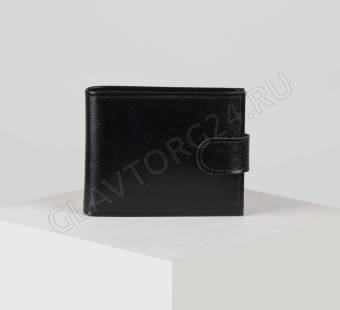 Портмоне муж (Т)302 л-3, 11,5*1,5*9, отд, д/кред, д/мон, мат, черный 5069306