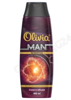 ALVIERO Шампунь для Волос 400мл Olivia  Men & Woman  Сила и объем MEN/16 шт