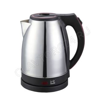 Чайник электрический IRIT IR-1327 1,8л 1,5кВт нерж.сталь черный