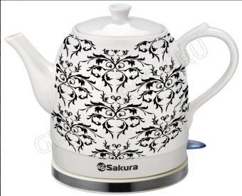 Чайник электрический SAKURA SA-2147BL 1,8л 1,8кВт нерж.сталь голубой