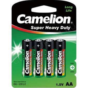 Camelion R6-4 блистер /48 green батарейка/960