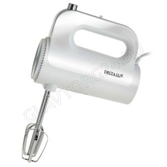 Миксер DELTA DE-7707  500Вт 4 насадки белый