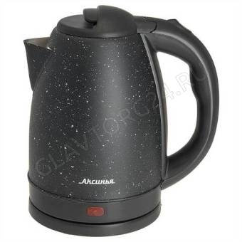 Чайник электрический АКСИНЬЯ КС-1016 1,8л 1,5кВт нерж.сталь черный