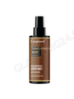 Compliment парфюмированный спрей-мист для тела и волос TABAC & VANILLA, 110мл