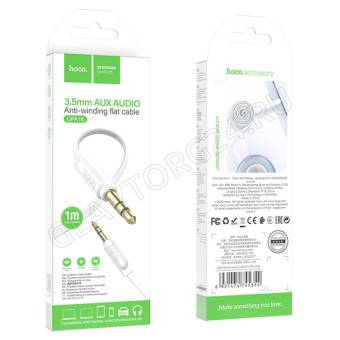 Кабель Jack 3.5 мм (m) - Jack 3.5 мм (m) HOCO UPA16 1м TPE белый